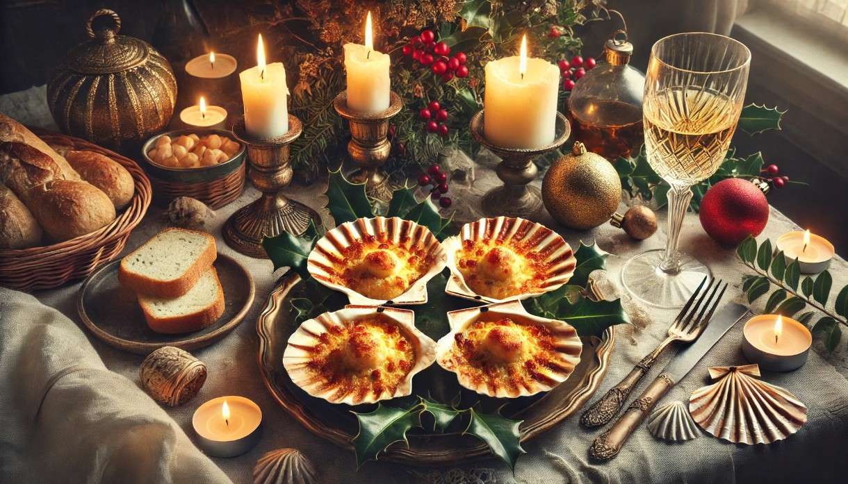 Weihnachten im Pas de Calais: Die Eleganz der Coquilles Saint-Jacques au Gratin