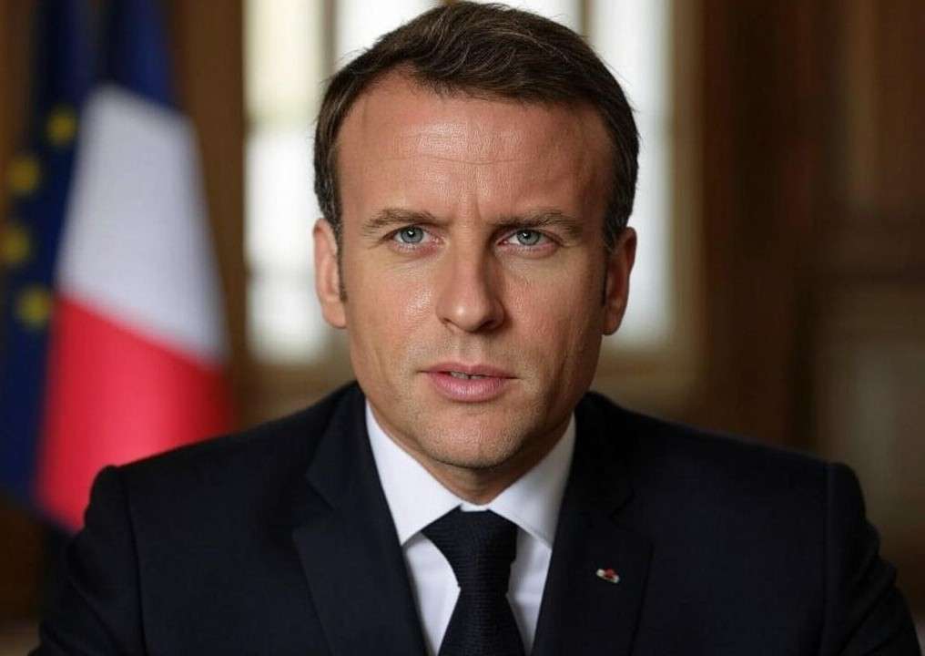 Macron_Ansprache_Illustration