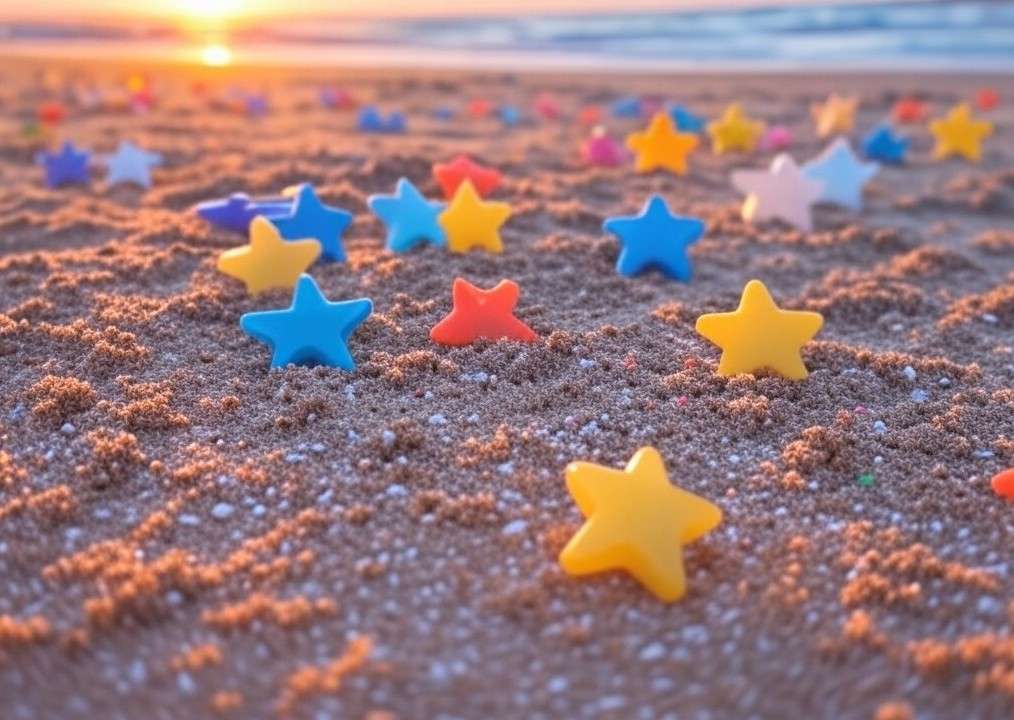 Finistère: Mini-Sterne aus Plastik – ein großes Problem an der bretonischen Küste