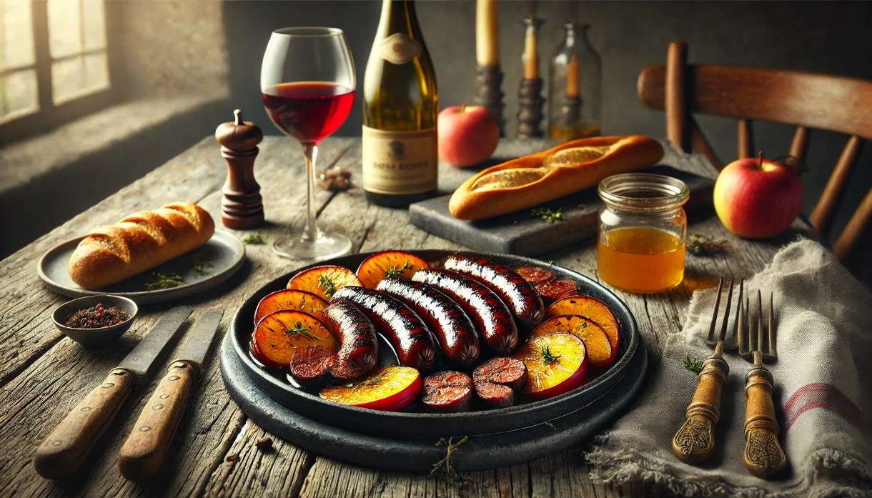 Aus den Bouchons von Lyon: Boudin Noir aux Pommes – Eine Hommage an die Tradition