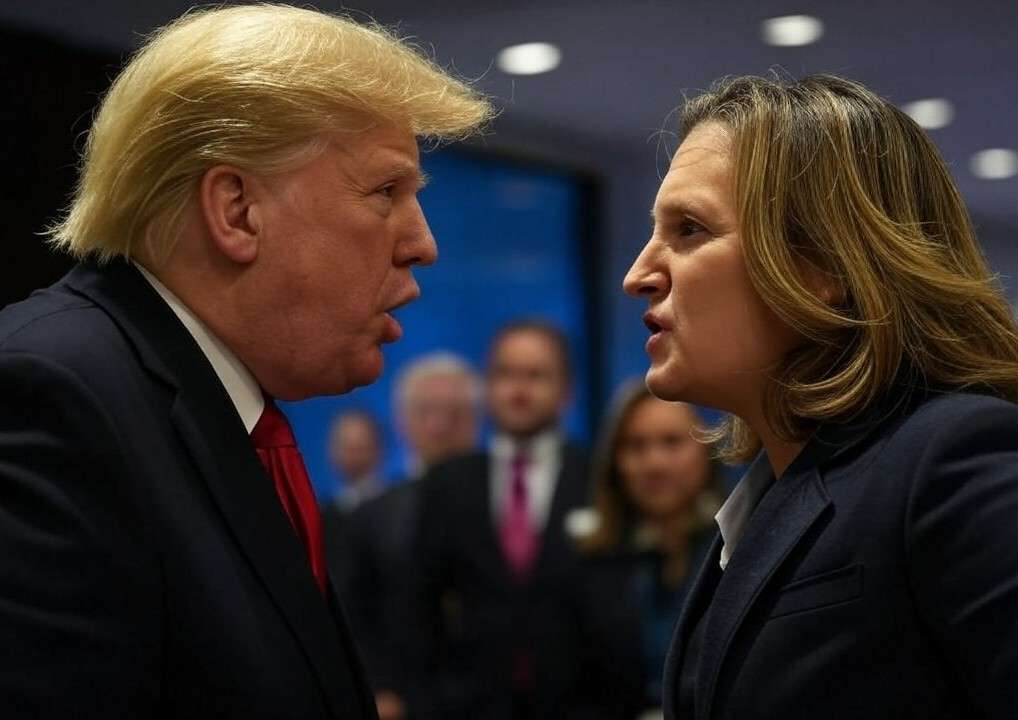 Chrystia-Freeland_Donald-Trump_Illustration
