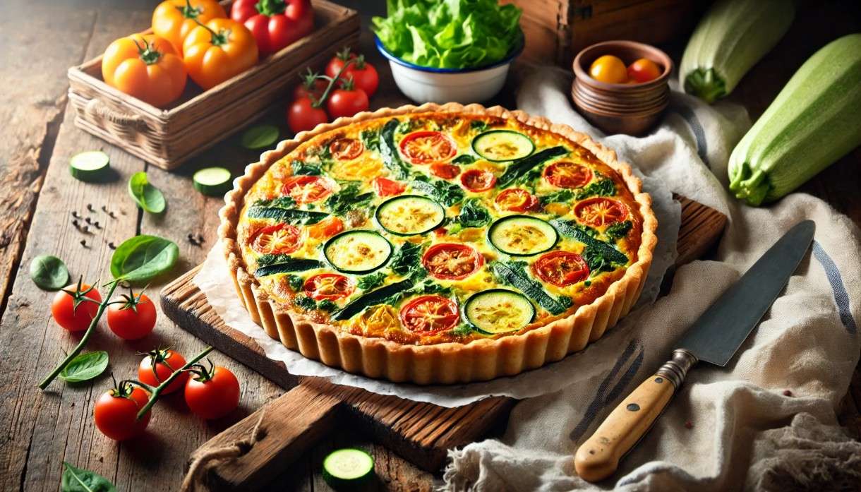 Gesund nach den Festtagen: Die leichte Quiche aux Légumes