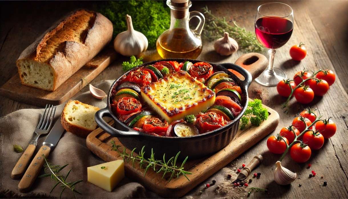 Resteverwertung nach dem Neujahrsessen – Neue Köstlichkeiten zaubern: Ratatouille-Auflauf