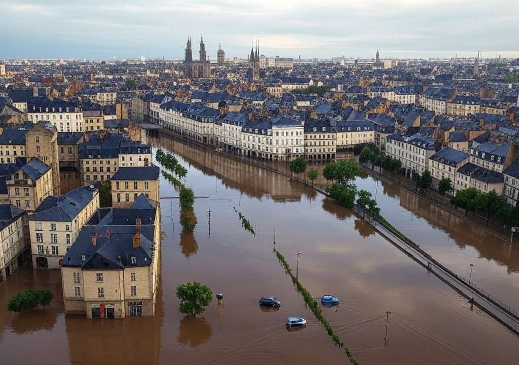 Herminia: Nordfrankreich im Griff historischer Überschwemmungen
