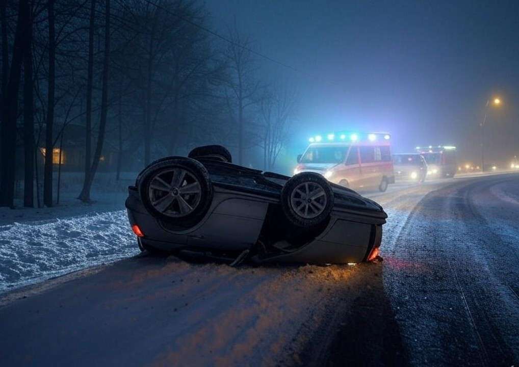 Wenn der Asphalt zur Eisbahn wird – sechs Tote bei Glatteisunfällen erschüttern Frankreich