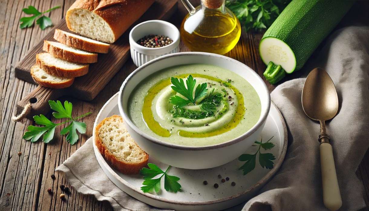 Gesund nach den Festtagen: Velouté de Courgettes – Ein Hauch von französischer Eleganz