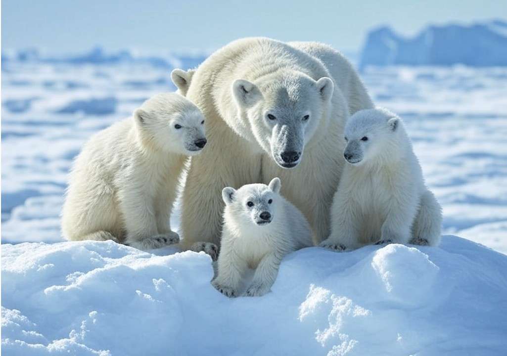 Klimawandel_Eisbären_Illustration