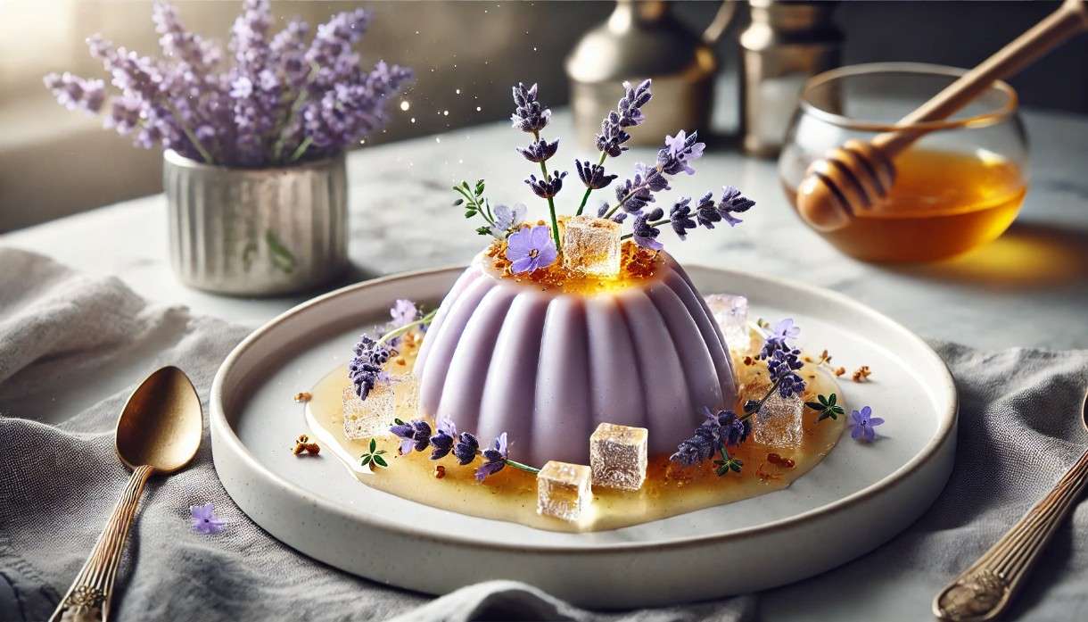 Lavendel-Panna-Cotta