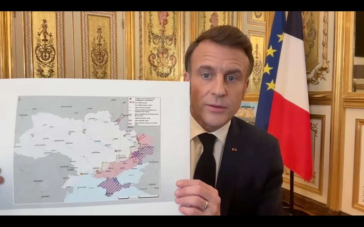 Macron_Youtube_Ukraine_ScreenYoutube