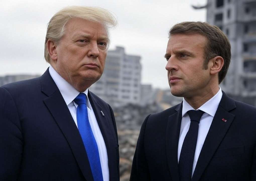 Trump_Macron_Ukraine_Illustration