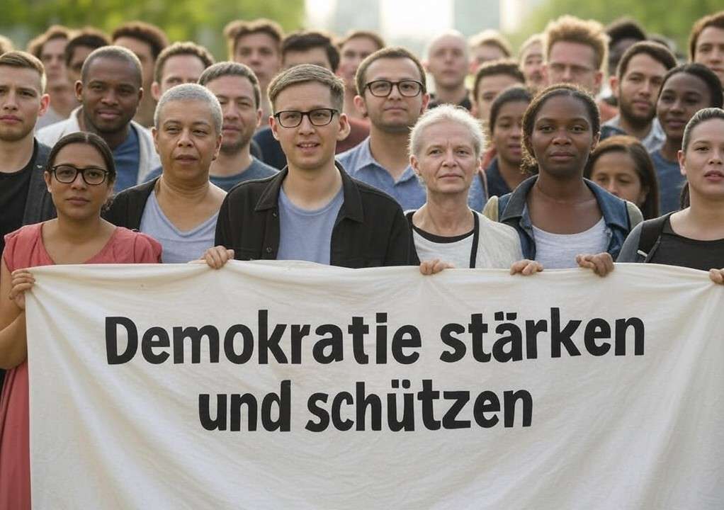 Demokratie_Demonstration_Illustration