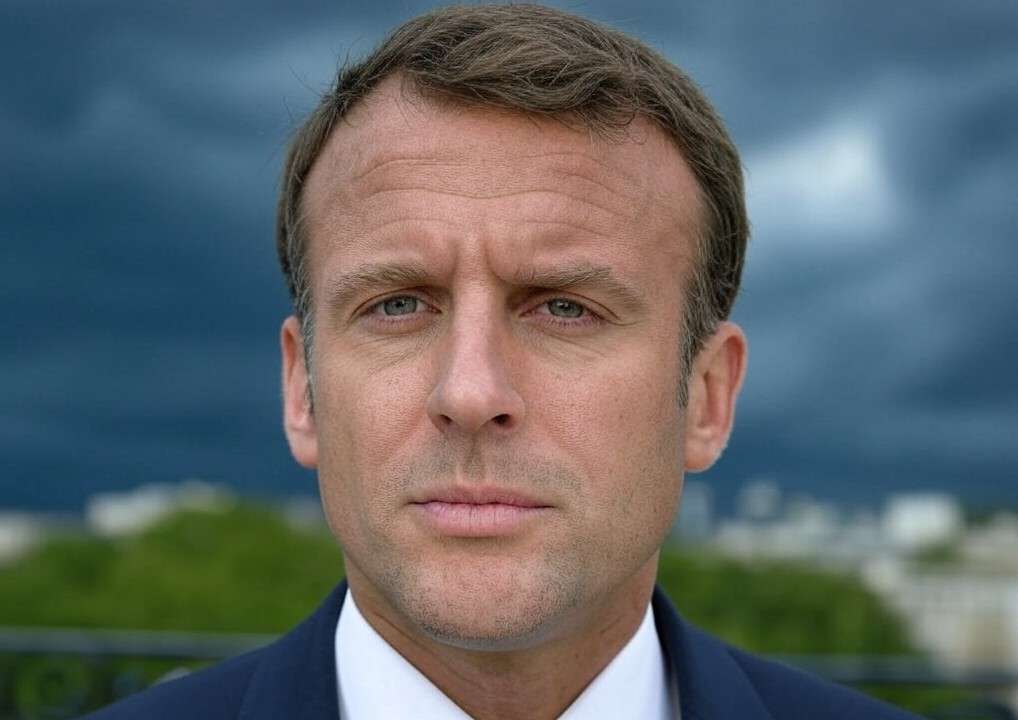 Emmanuel_Macron_Klimawandel_Illustration