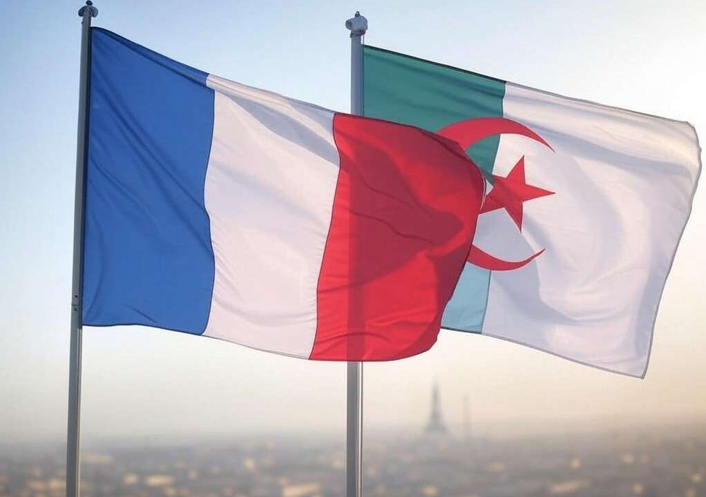Frankreich_Algerien_Flaggen_Illustration