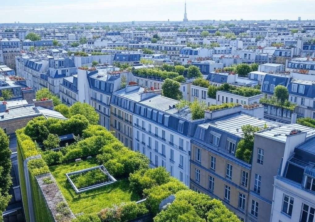 Grüne_Dächer_Paris_Illustration