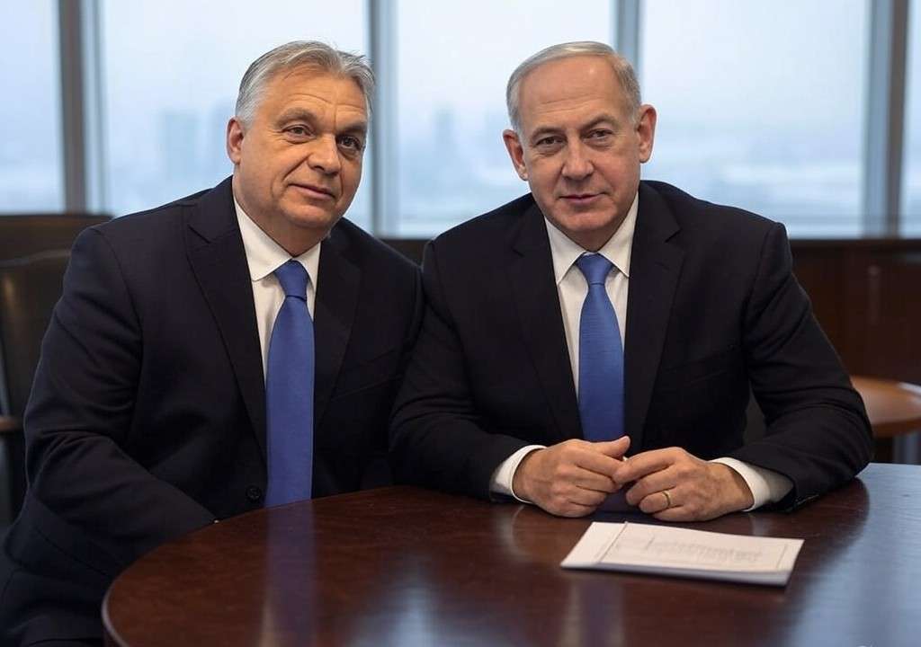 Viktor_Orban_Benyamin_Netanyahu_Illustration