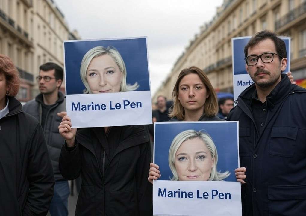 Demonstration_Marine-Le-Pen_Illustration