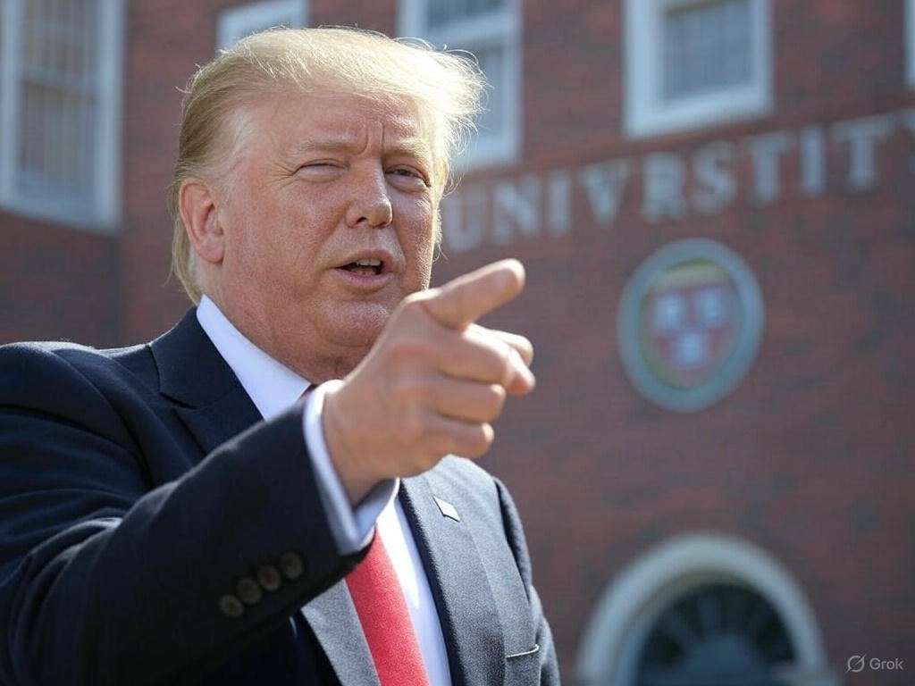 Donald_Trump_attackiert_US-Universitäten_Illustration