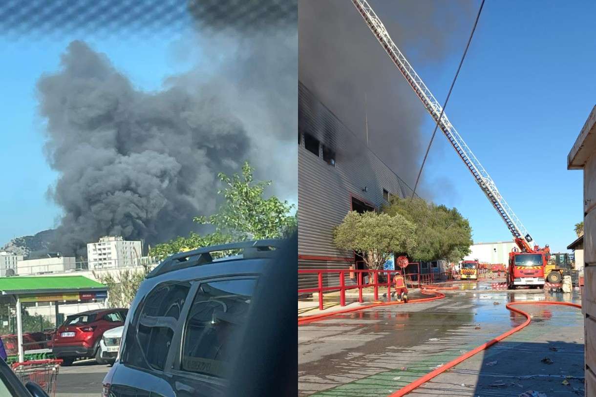Großbrand in La Seyne-sur-Mer: Recyclingzentrum von Veolia geht in Flammen auf