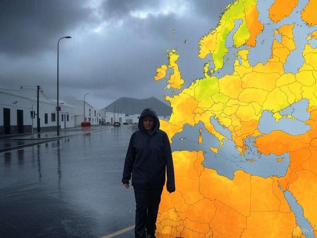 Klimawandel_Starkregen_Wetterwarnungen_Illustration