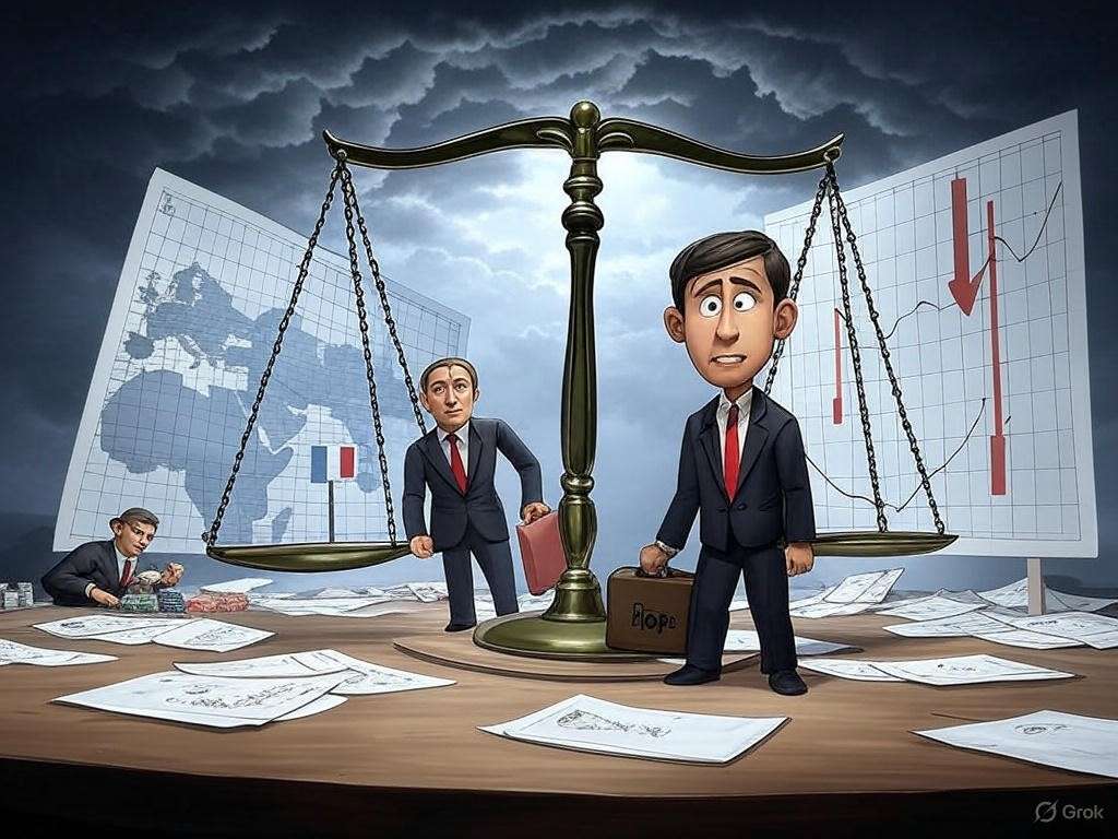 Wirtschaft_Frankreich_Rückgang_Illustration
