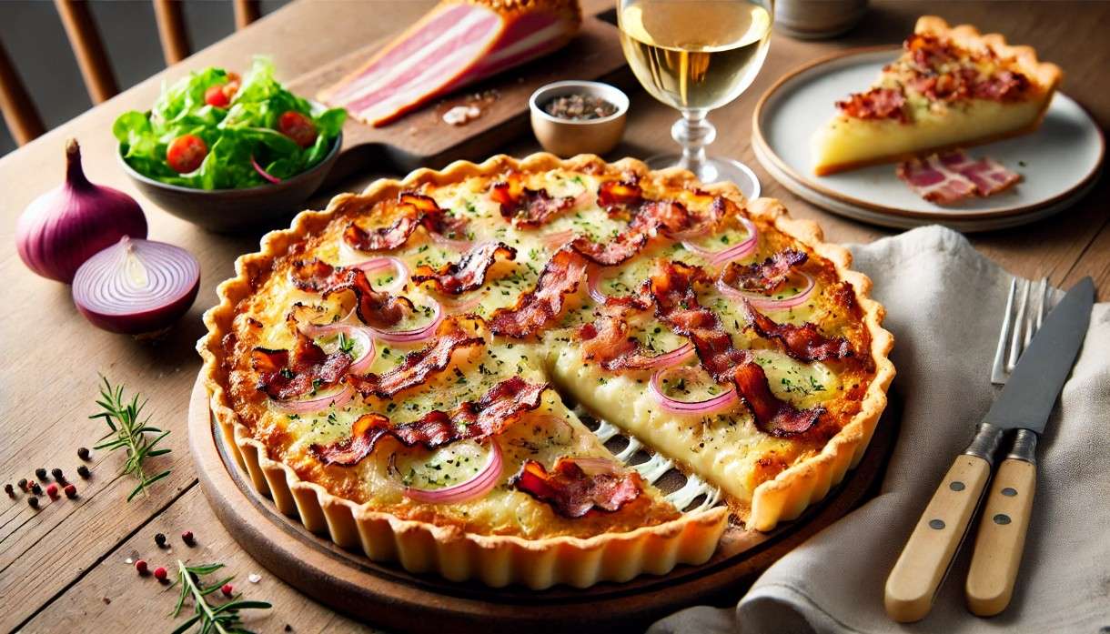 Zwiebelkuchen-Tarte