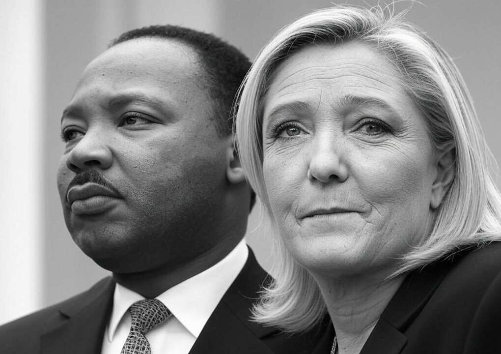 Martin_Luther_King_Marine_Le_Pen_Illustration