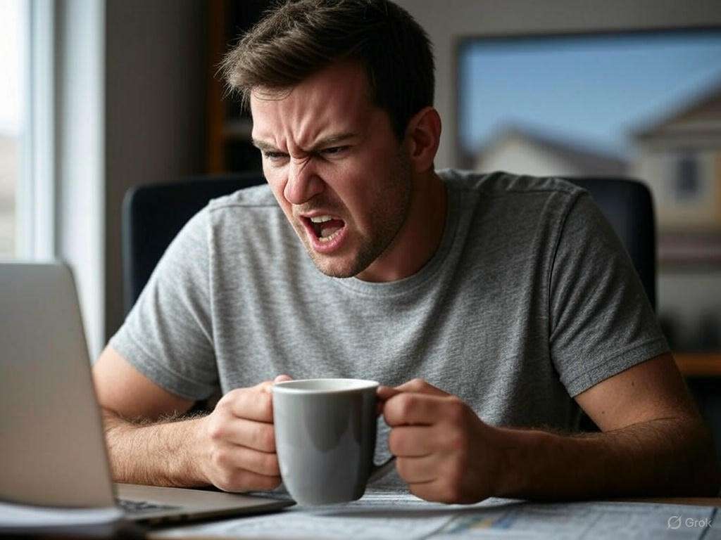 E-Mail_Computer_Kaffee_Wut_Illustration