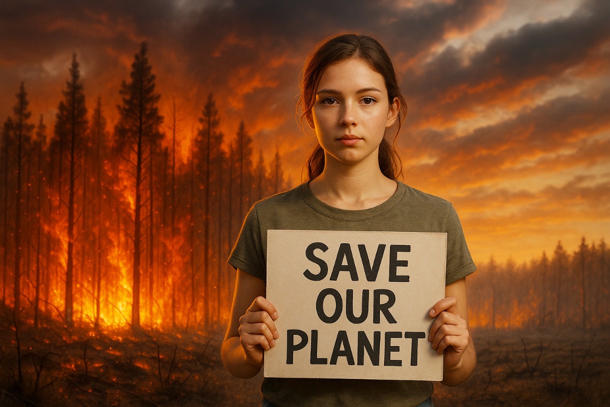 Jugend_Klimawandel_Klima-Angst_Illustration