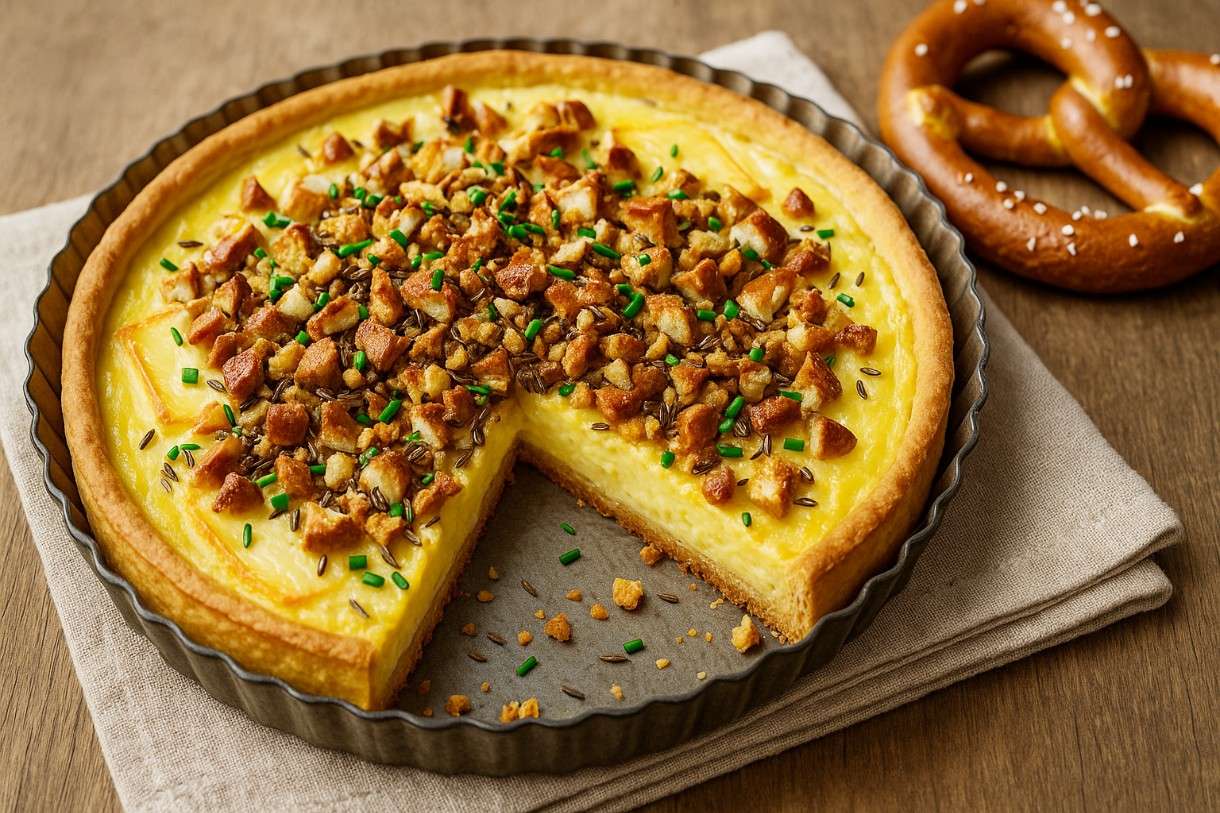 Münsterkäse-Tarte-mit-Kümmelbrezel-Crunch