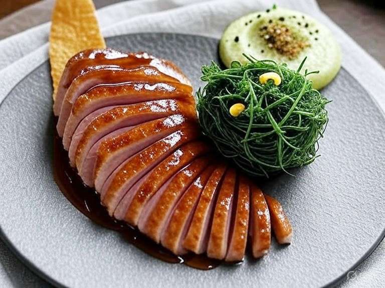 Magret-de-Canard-laqué-aux-Algues-et-Miel