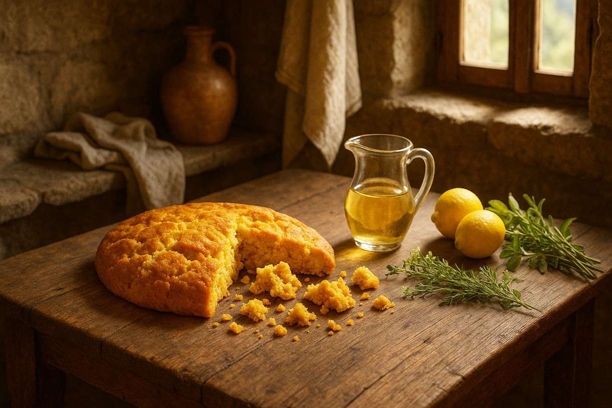 „Cucina Bianca“ – aus den ligurischen und piemontesischen Alpen: Stroscia – Der bröselige Kuchen der Hirtenküche