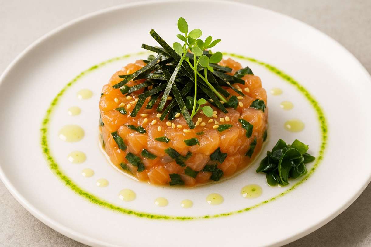 Tartare-de-Saumon-Algues-Citron-Yuzu