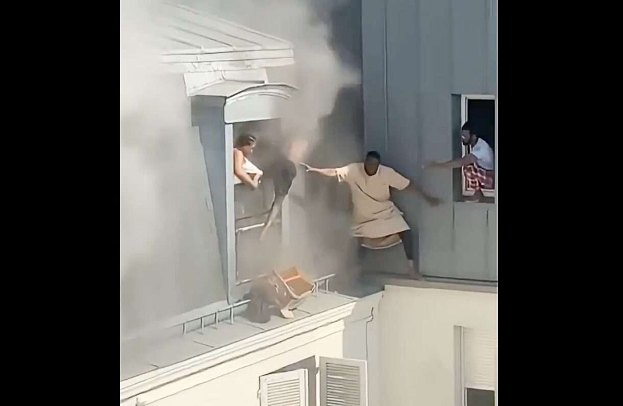 Held auf der Fensterbank: Wie ein Mann in Paris eine Familie vor dem Flammentod rettete