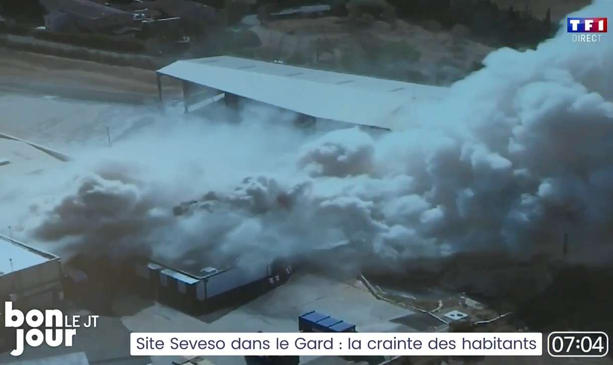 Brandalarm in Lédenon – Wie ein Chlorfabrik-Feuer das Departement Gard in Atem hielt