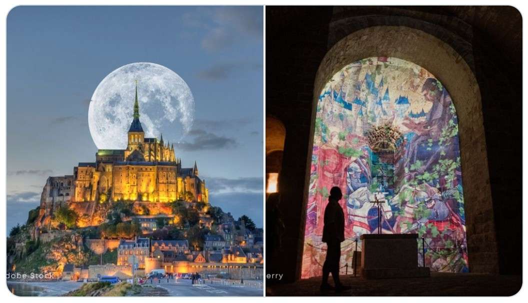 Magie zwischen Himmel und Meer – Der Mont-Saint-Michel bei Nacht