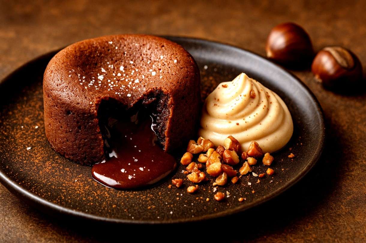 Fondant-au-Chocolat-et-Crème-de-Châtaignes