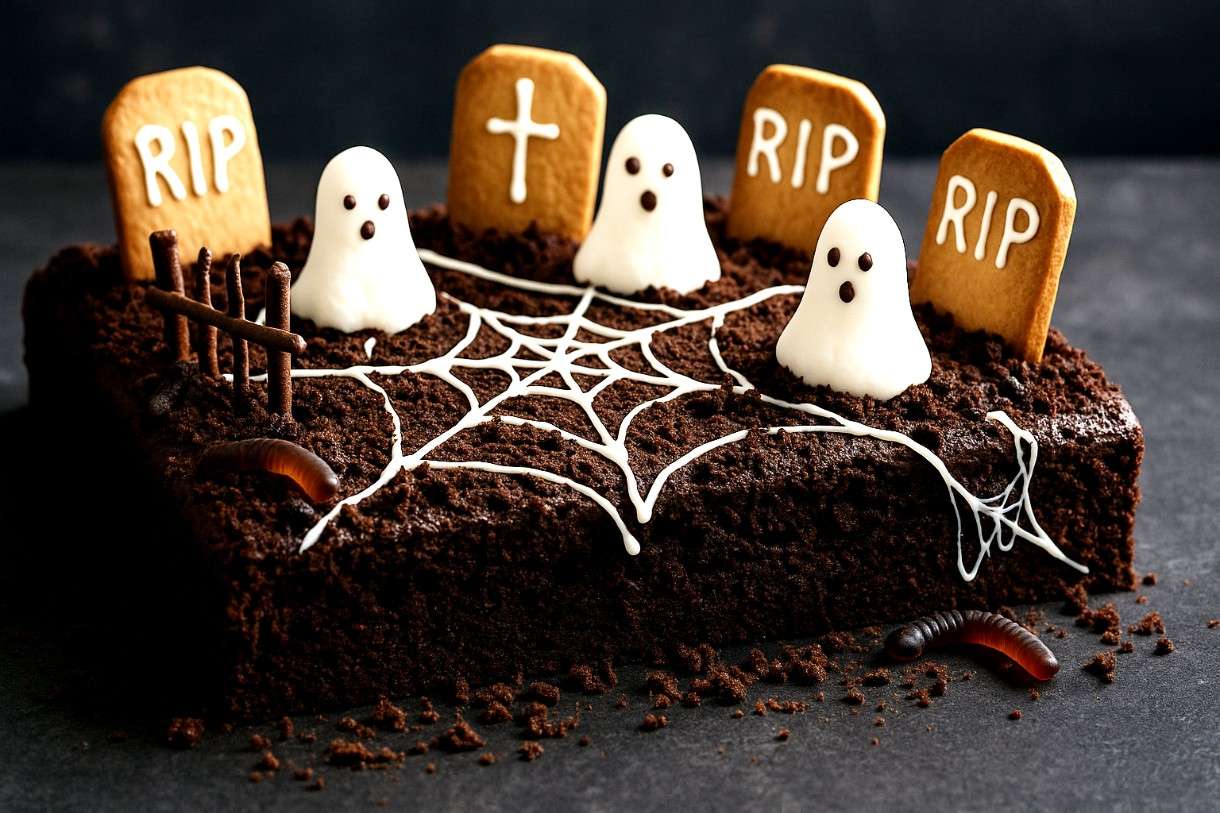 Gâteau au chocolat „cimetière“ – Der französische Friedhofskuchen