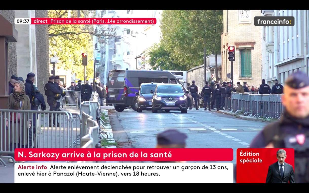 Verurteilt, inhaftiert, Geschichte geschrieben – Nicolas Sarkozy sitzt hinter Gittern