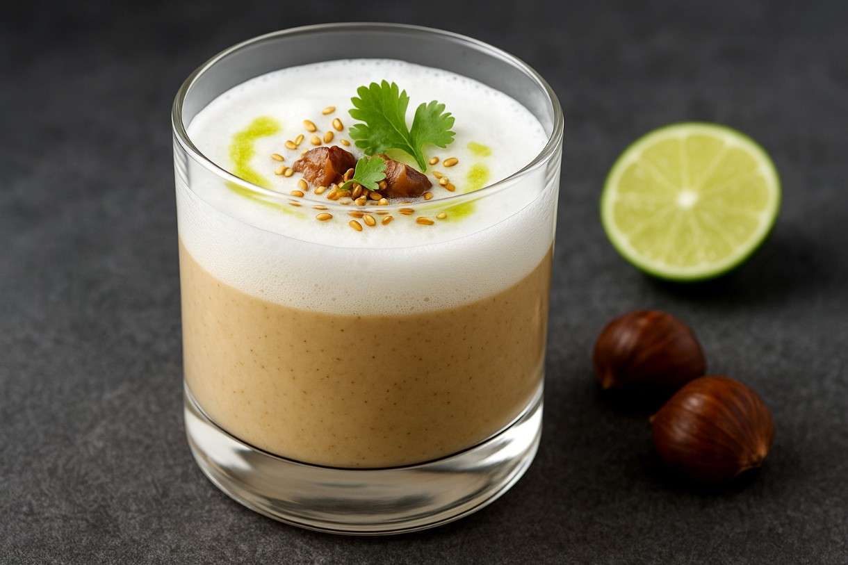 Maronen-Kokos-Cappuccino-mit-Limettenöl