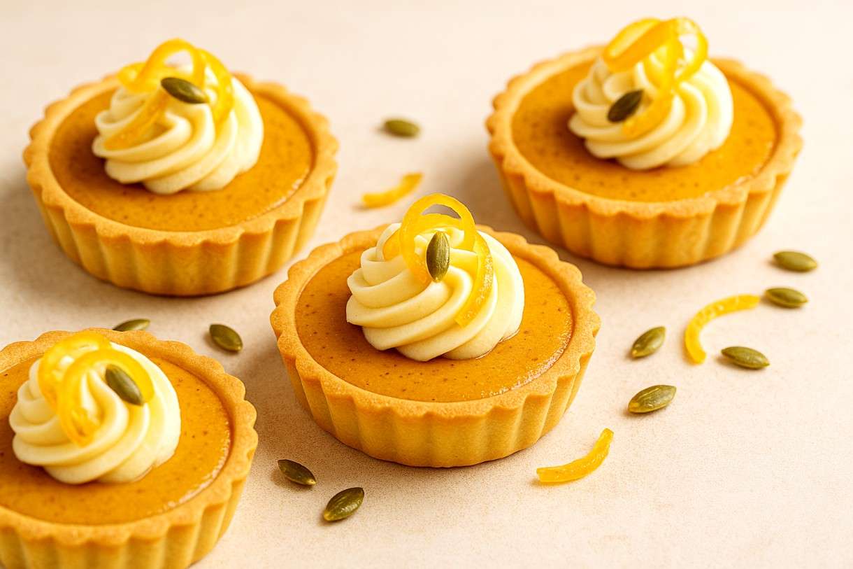 Tartelette-au-Potiron-Orange-&-Gingembre