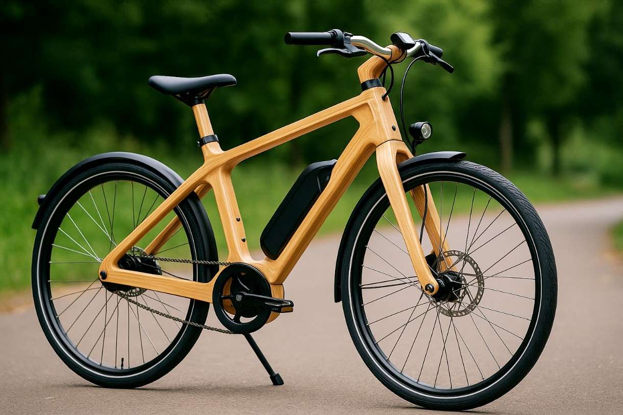 Ein Fahrrad wie aus einem Märchenwald
