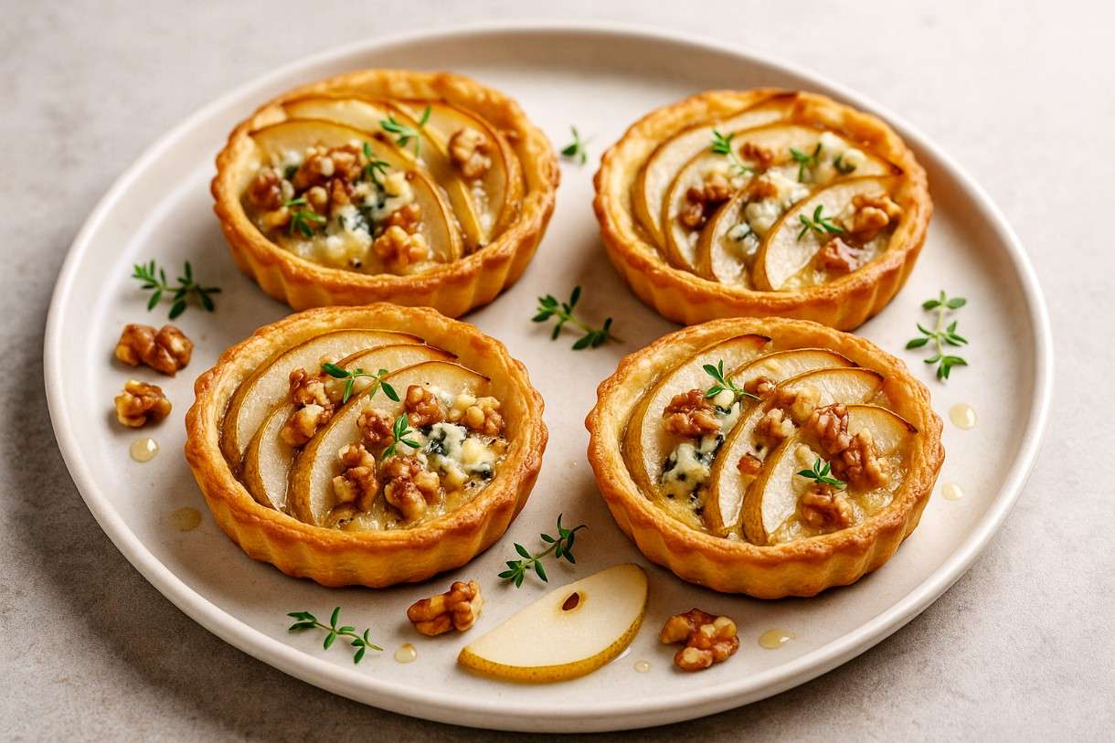 Tartelette-aux-Poire-Roquefort-et-Noix