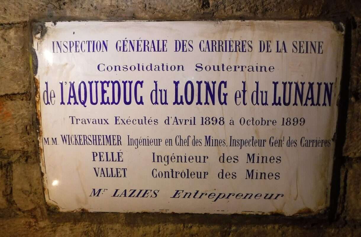 Unter der Erde fließt Paris – eine Reise in den Bauch des Aquädukts von Loing