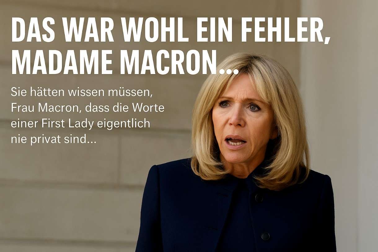 Kommentar: Das war wohl ein Fehler, Madame Macron…