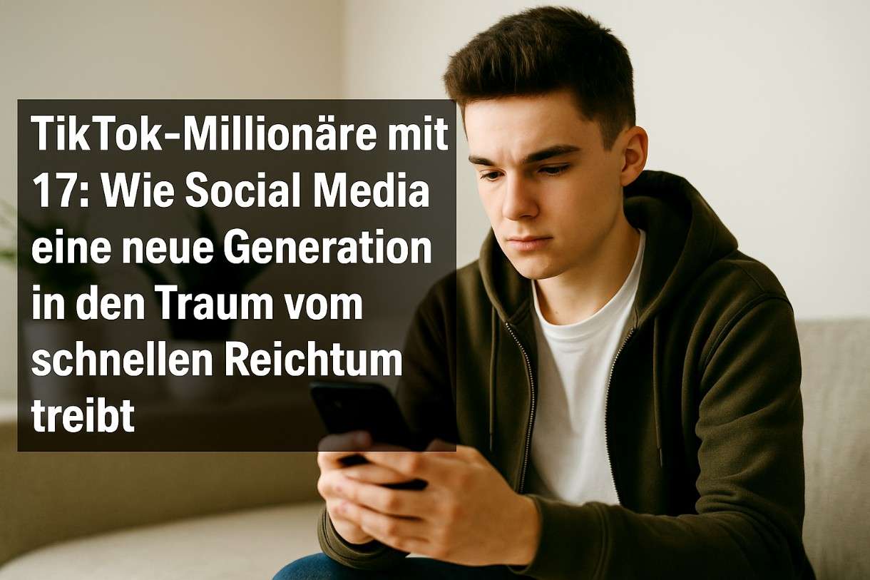 TikTok-Millionäre mit 17: Wie Social Media eine neue Generation in den Traum vom schnellen Reichtum treibt