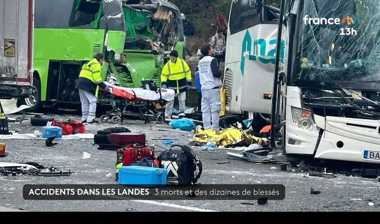 Eisiger Morgen, tödliche Folgen: Wie Schnee und Glatteis das Departement Landes in eine Tragödie stürzten