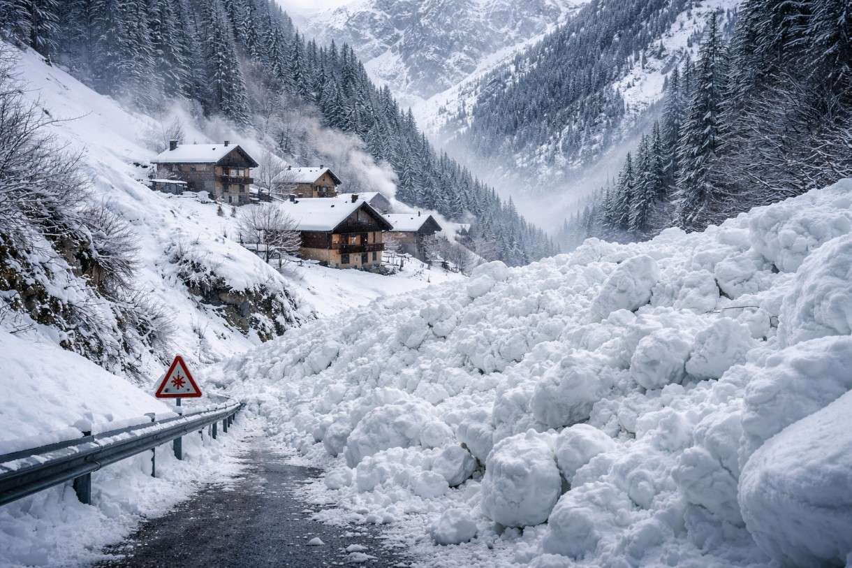 Wenn die Lawine kommt: Zwei Weiler in der Isère von der Außenwelt abgeschnitten