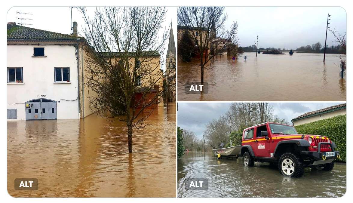 Die Garonne steigt – Südwestfrankreich ringt mit einem Ausnahmehochwasser