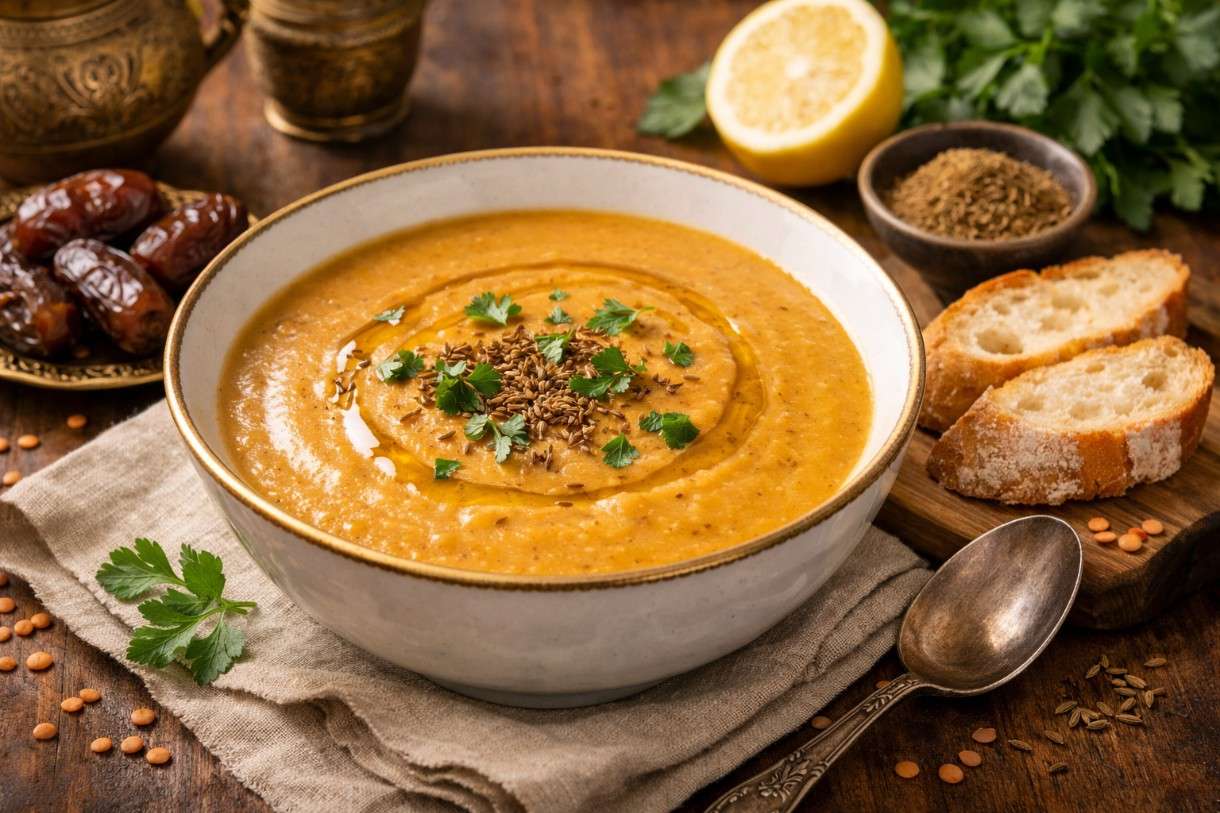 Ramadan in der französischen Küche – Velouté de lentilles corail au cumin – Samtige Wärme zum Iftar