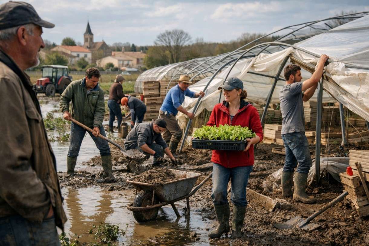 Wenn das Dorf zusammenrückt – Solidarität nach den Unwettern in der Gironde
